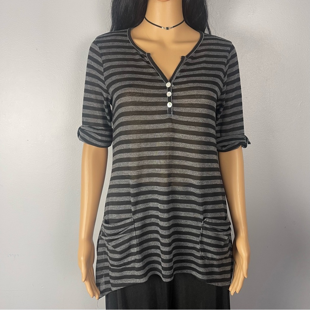 Striped Knit Top